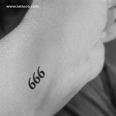 666 tattoo|Tattoo 666 (47 fotos)